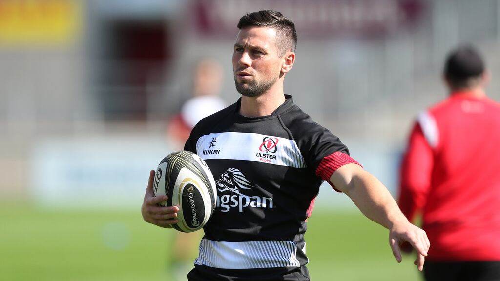 John Cooney will start at scrumhalf for Ulster on Sunday afternoon. Photograph: Matt Mackey/Inpho