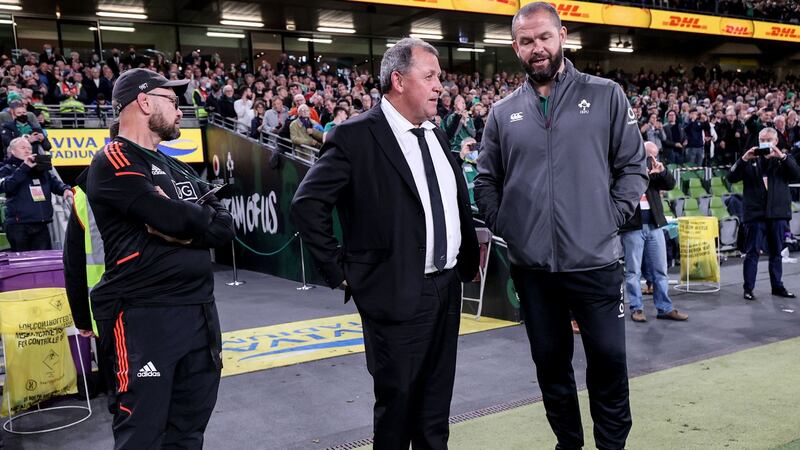 Andy Farrell masterminded just Ireland’s third-ever win over the All Blacks. Photograph: Dan Sheridan/Inpho