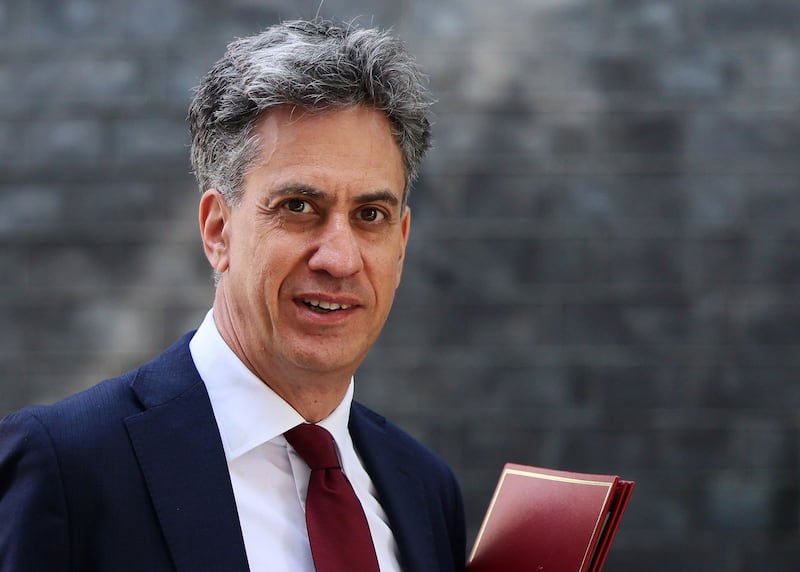 Ed Miliband. Photograph: Andy Rain/EPA 