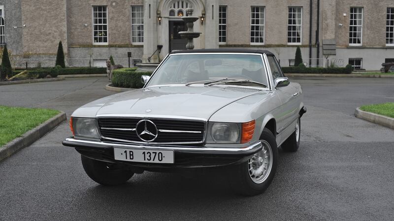 A 1973 Mercedes-Benz 350 SL Roadster owned by Nicolae Ceaucescu