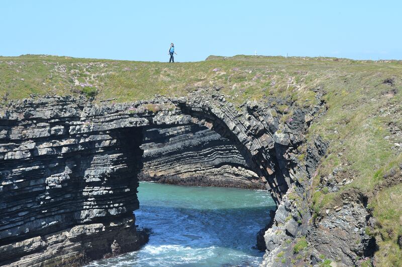 The Bridges of Ross at Loop Head Peninsula near Kilkee, Co Clare. Photograph: Alan Betson