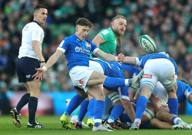 Stephen Varney of Italy. Photograph: David Rogers/Getty Images
