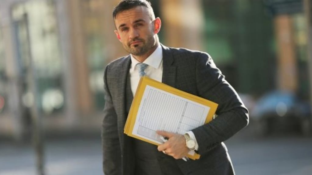 Solicitor Aonghus McCarthy is one of the best paid criminal legal aid solicitors in the State, new figures show. Photograph: Collins Courts