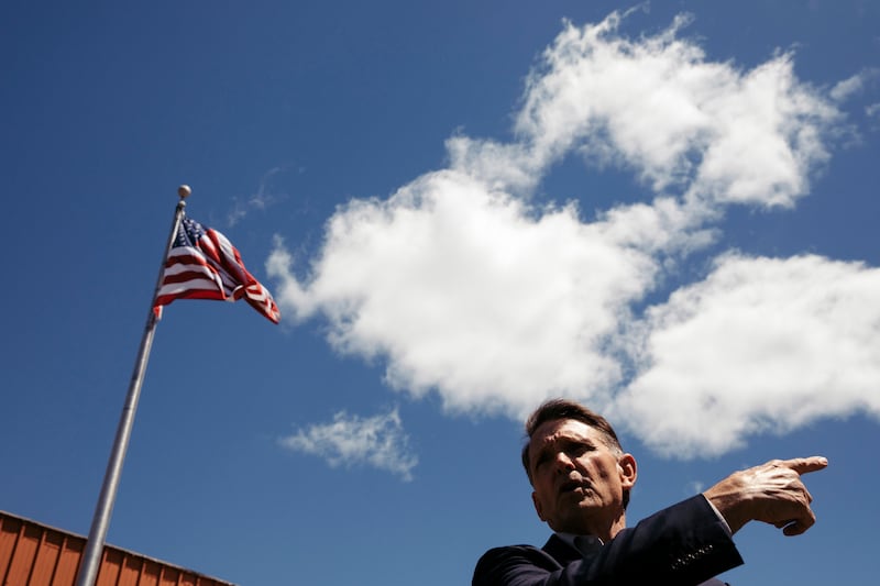 More than $14 million has been spent by Ed Gallrein’s campaign and outside groups supporting it, in a district whose largest city, Covington, has a population of fewer than 50,000. Photograph; Madeleine Hordinski/The New York Times