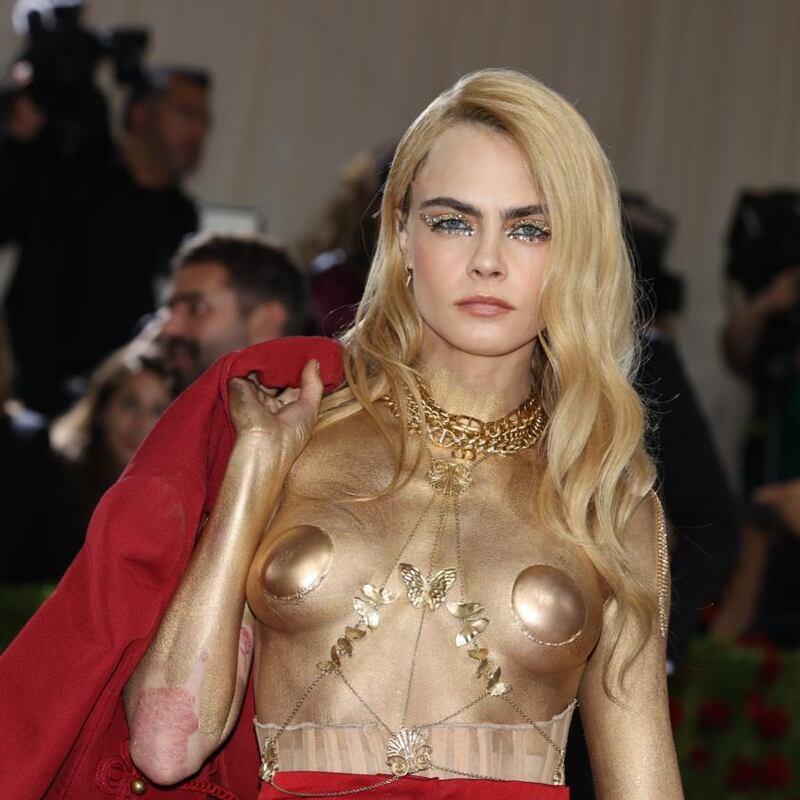 Cara Delevingne. Photograph: Krista Schlueter/The New York Times