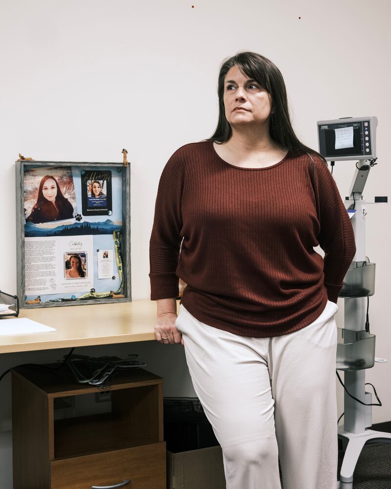 Diane Clark in her office at Providence St Vincent Hospital in Portland, Oregon. Photograph: Jordan Gale/The Irish Times
