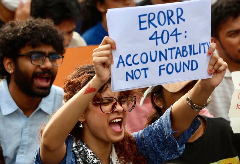 Members of the Cockroach Janta Party and social activists protest in Bengaluru, India, on Monday. Photograph: EPA