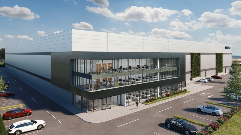 A computer-generated image of Unit Q, Aerodrome Business Park. Iput has the capacity to deliver the property within 12 months