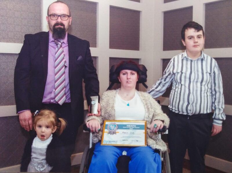 Marcin and Ola with their children Piotr and Anastasia.