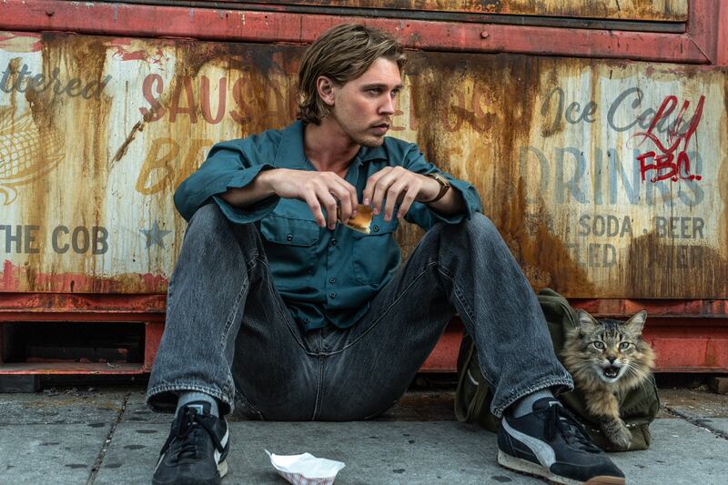 Austin Butler in Caught Stealing. Photograph: Niko Tavernise