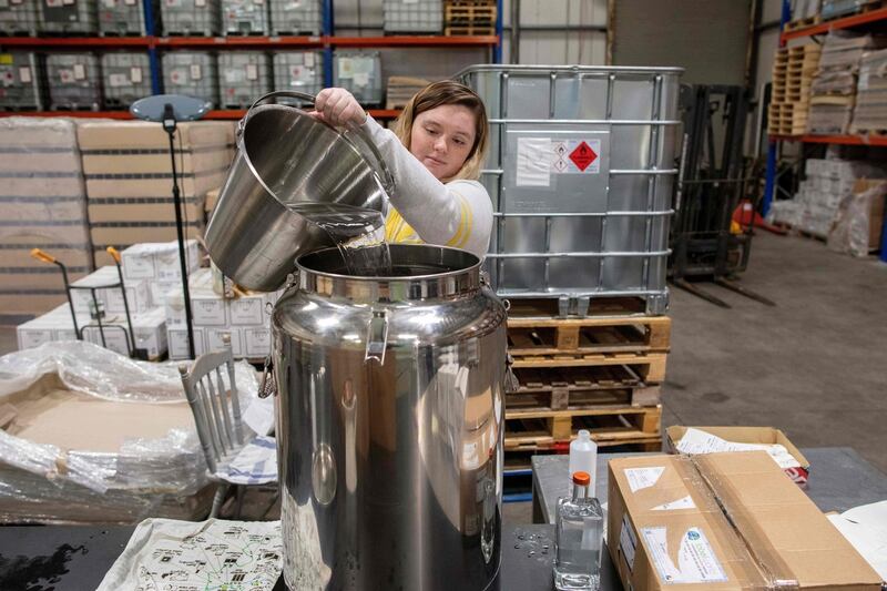 Making hand sanitiser and feeding health workers: Businesses branch out to do their bit