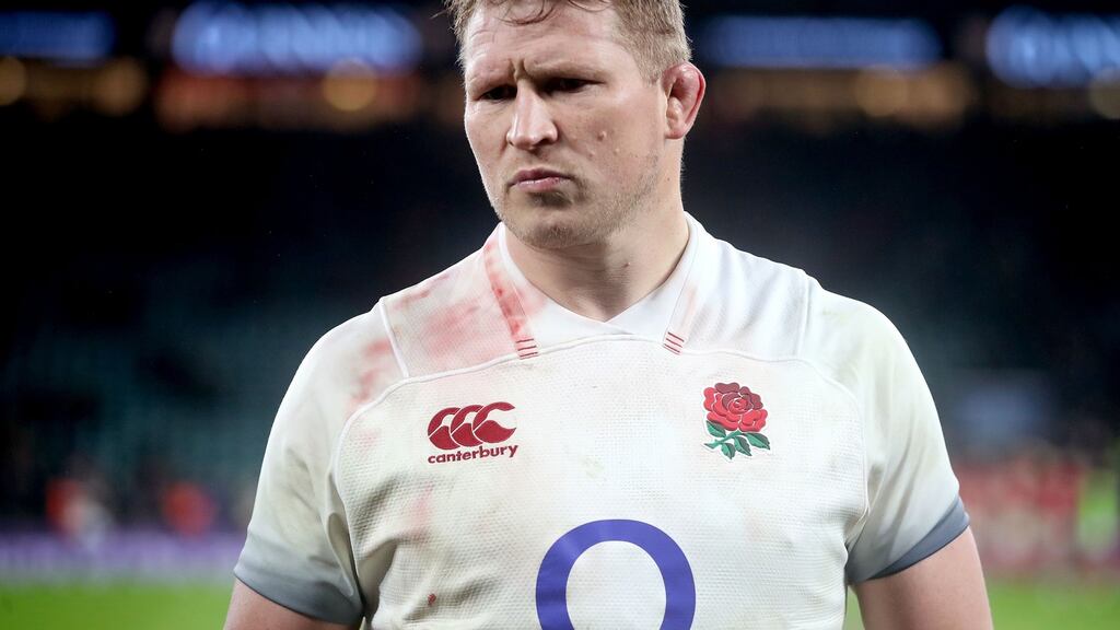 Dylan Hartley: looks set to miss the game against France due to a calf injury. Photograph: Adam Davy/PA