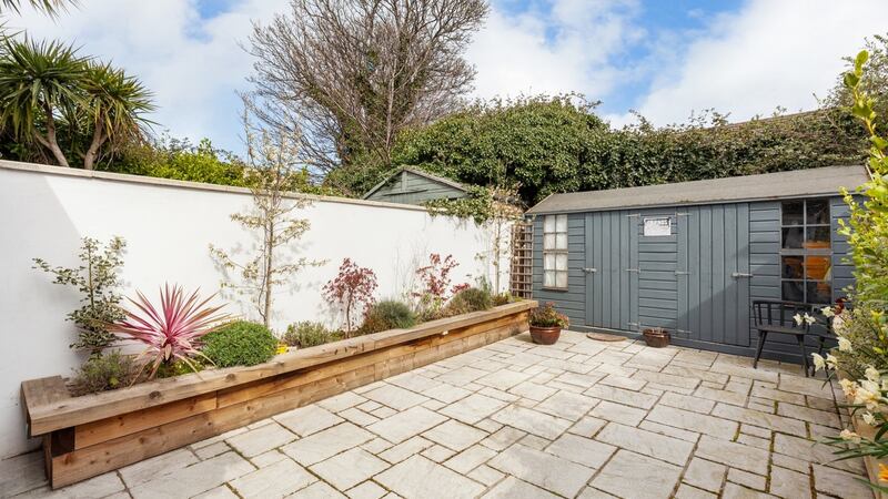 The back garden