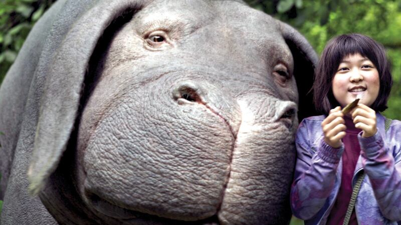 Okja (2017): A diverting saga of a giant, genetically modified pig-thing from Korean director Bong Joon-ho.