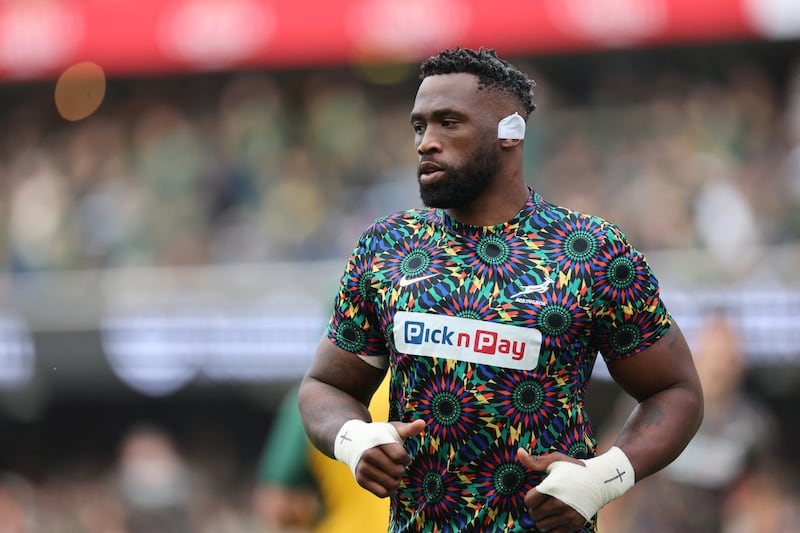 South Africa's Siya Kolisi may get the nod from Sharks head coach John Plumtree to face Leinster. Photograph: Phill Magakoe/AFP via Getty Images