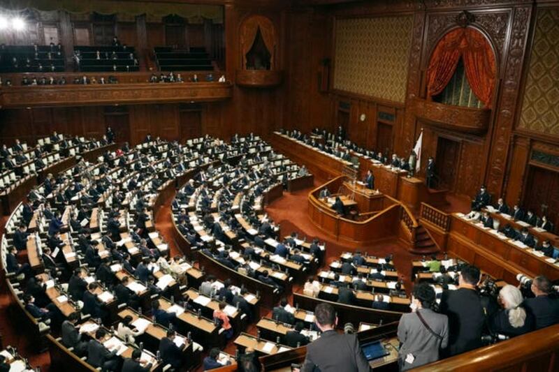 Fumio Kishida’s government adopted key security and defence reforms in December, including a counter-strike capability. Photograph: AP