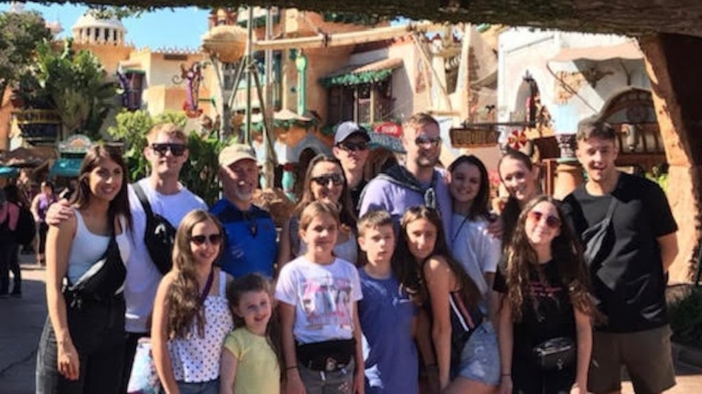 Orlagh and the gang in Orlando.