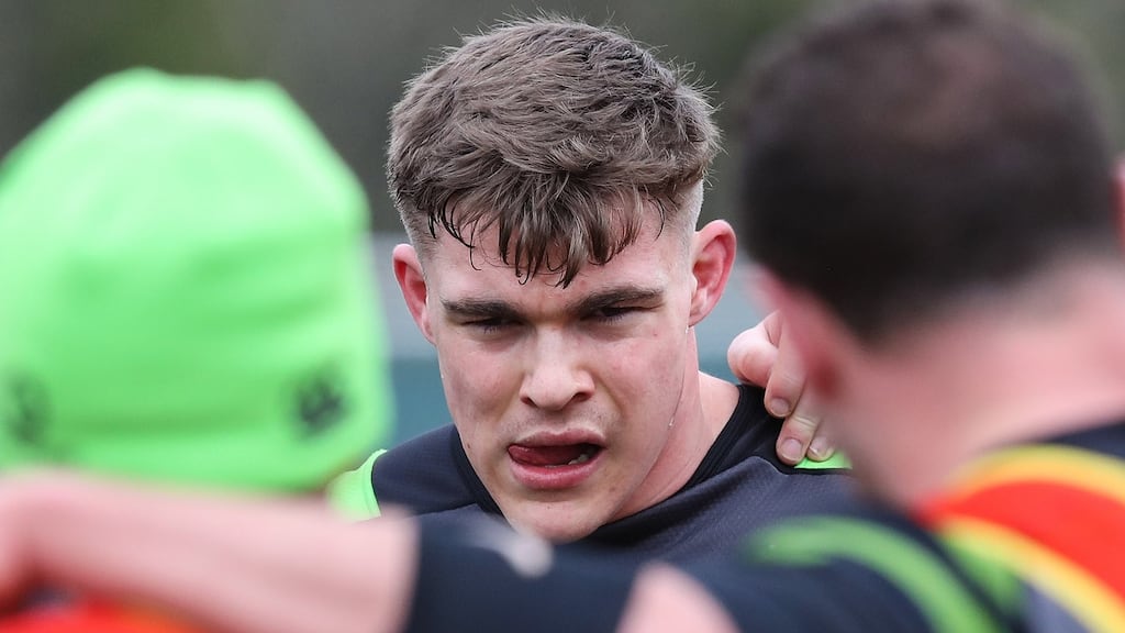 Ireland’s Garry Ringrose will make his first start of the 2018 Six Nations in the clash with Scotland. Photo: Billy Stickland/Inpho