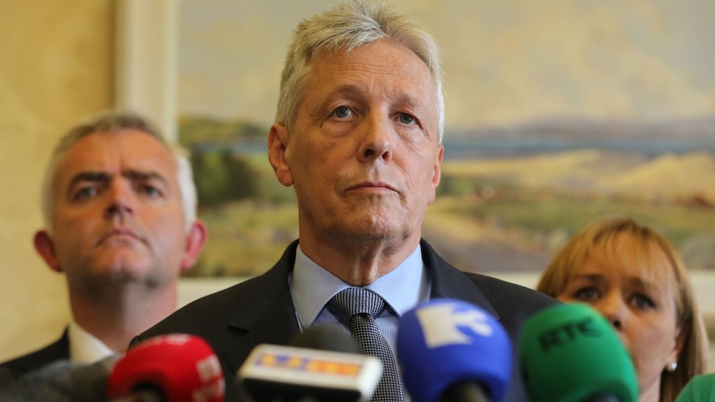 Former Northern Ireland First Minister and ex-DUP leader Peter Robinson: “Ministers in the Republic seem to be clambering over each other to instil fear in unionist minds.” Photograph: PA.
