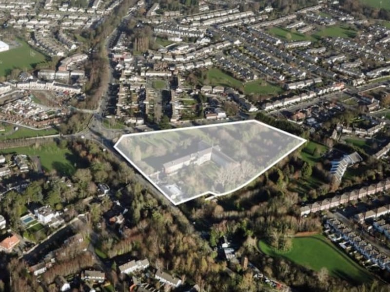 An aerial view of the Taylor’s Lane site at Ballyboden in south Dublin