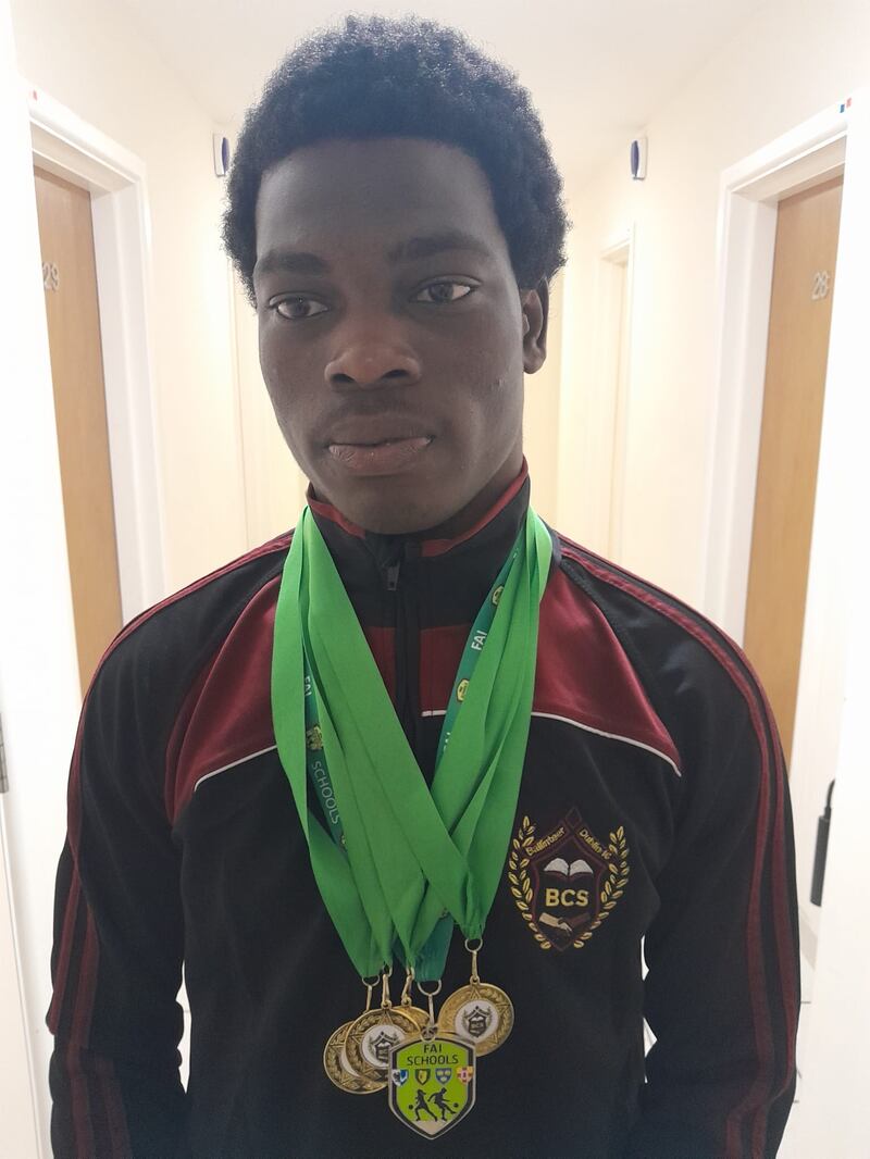 Samuel (18) is a talented rugby player with De La Salle Palmerston FC