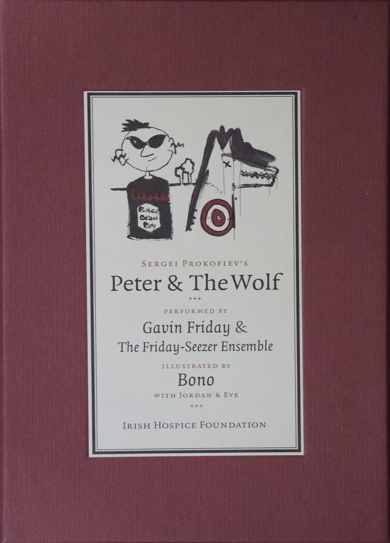 Bono's Peter and the Wolf lithograph with six sheets, one signed (€1,200-€1,800)
