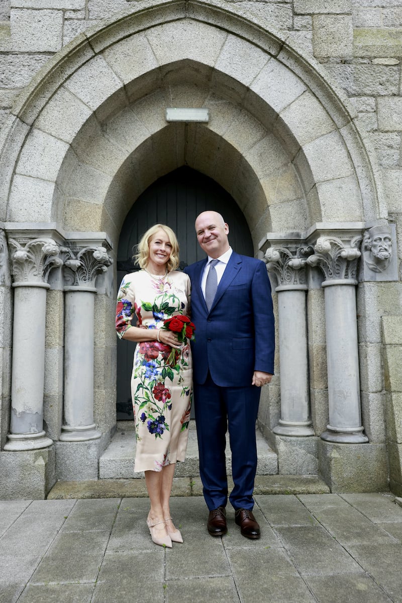 Tony Holohan described the wedding as 'a beautiful day shared with the people we love'. Photograph: Michael Mulcaire