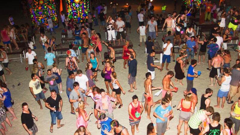 The military government in Thailand has clamped down on beach parties in response to the murder of two British backpackers in September