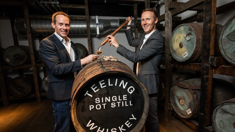 Stephen and Jack Teeling. Photograph: Naoise Culhane