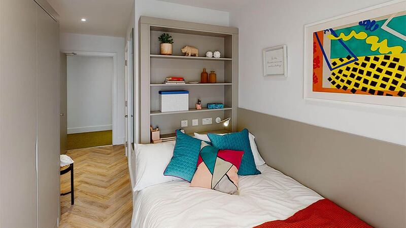 Ensuite bedrooms come with a small double bed and plenty of storage