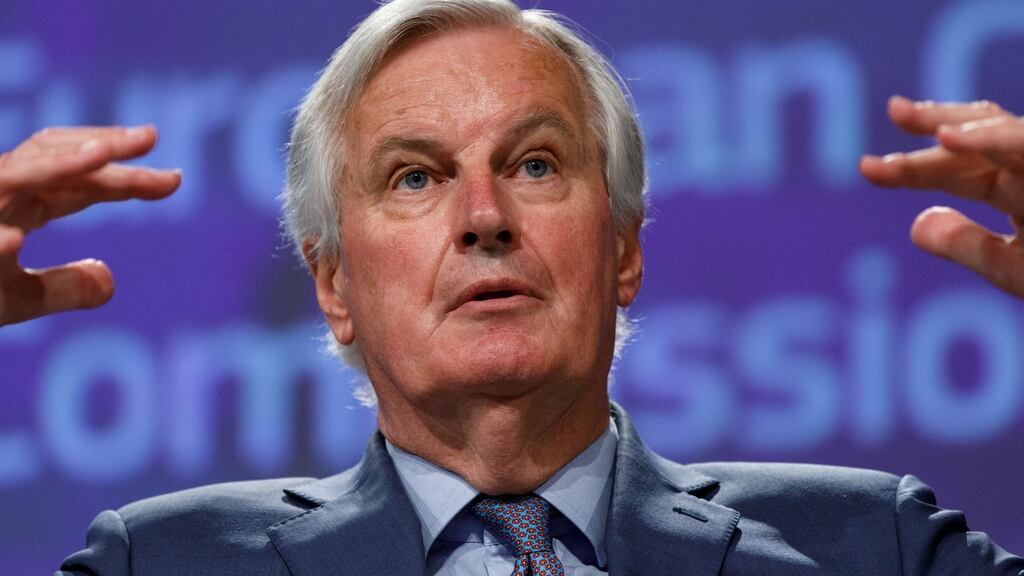 EU Brexit negotiator Michel Barnier: the commission told member states that the Northern Ireland protocol was the biggest challenge in implementing the withdrawal agreement. Photograph: Olivier Matthys/Pool via Reuters