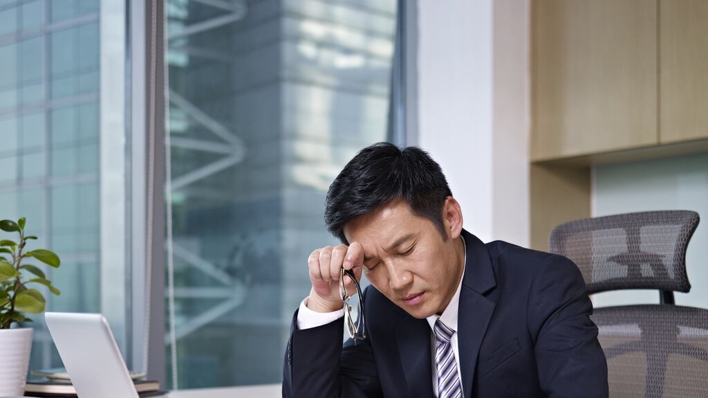 Japanese workers clock up on average more than 2,000 working hours per year. Photograph: iStock