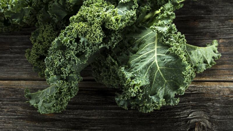 Kale: another hardy annual vegetable. 