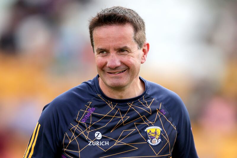 Wexford manager John Hegarty has enjoyed a great start to Division Four in the Allianz Hurling League. Photograph: Laszlo Geczo/Inpho