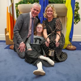 Cavan couple win Oireachtas award for work helping parents of babies with Down syndrome
