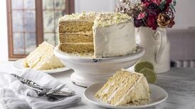 Roasted white chocolate cake for a special Easter treat