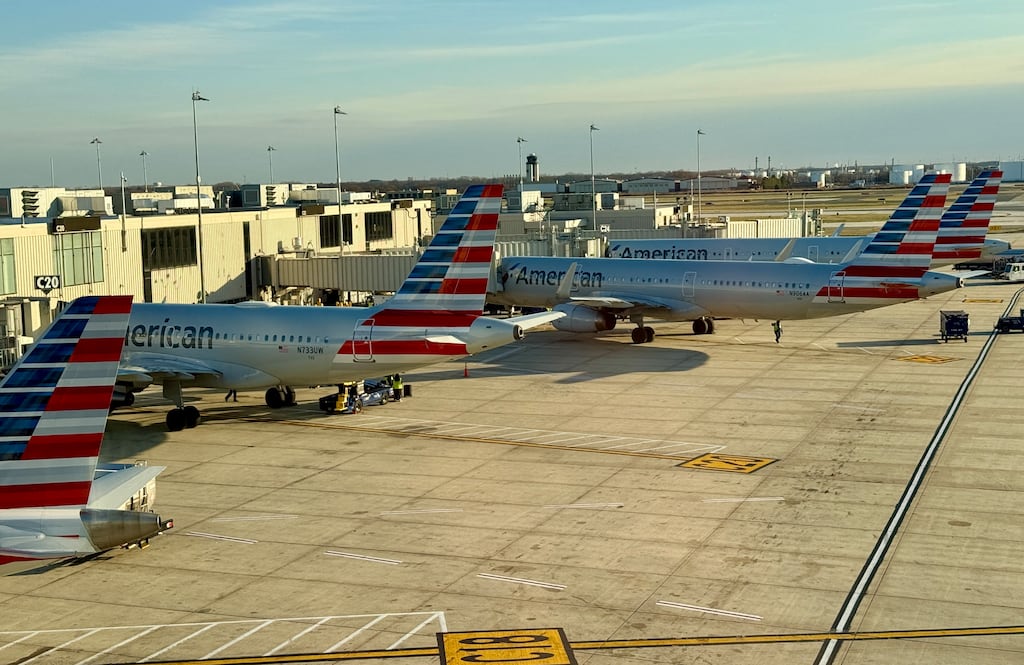 American Airlines had earlier said a technical issue was to blame for the groundings. Photograph: Daniel Slim/AFP/Getty