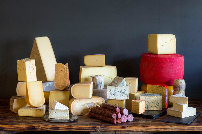 The Little Cheese Shop delivery comprises four cheeses, crackers and chutney, plus tasting notes and details on each cheese and maker
