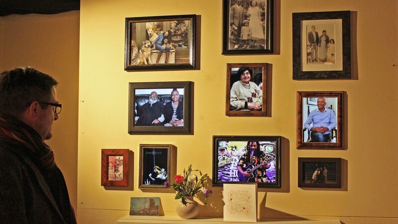 The stories of more than 100 immigrants feature in the exhibition. Photograph: Poppy Williams