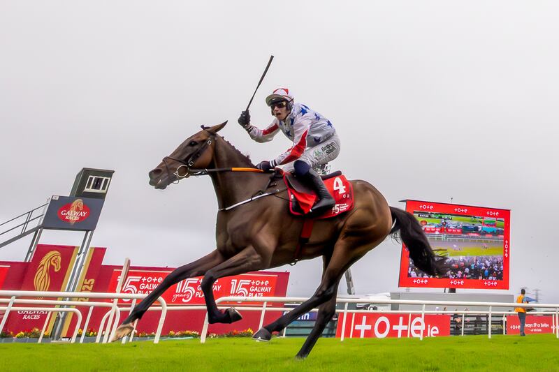 Danny Gilligan wins second Galway Plate in three years as Western Fold powers to Ballybrit glory