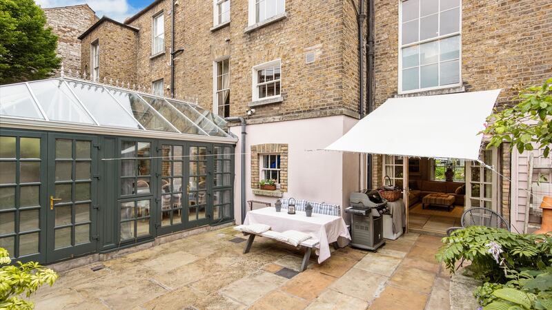 Rear patio