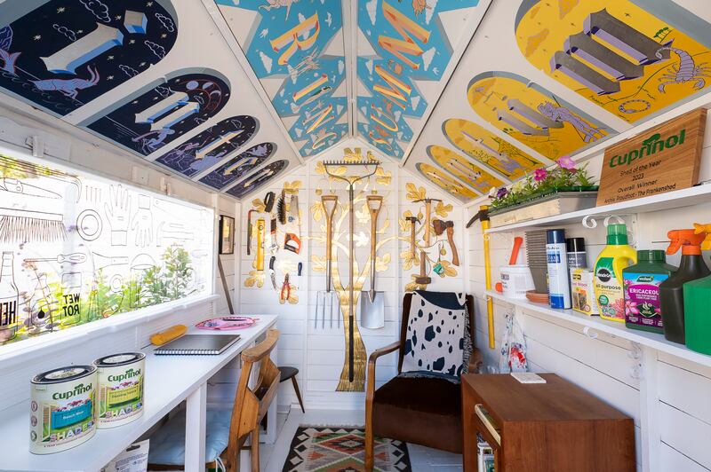 Interior of the Frankenshed. Photograph: Will Ireland/PinPep/PA Wire