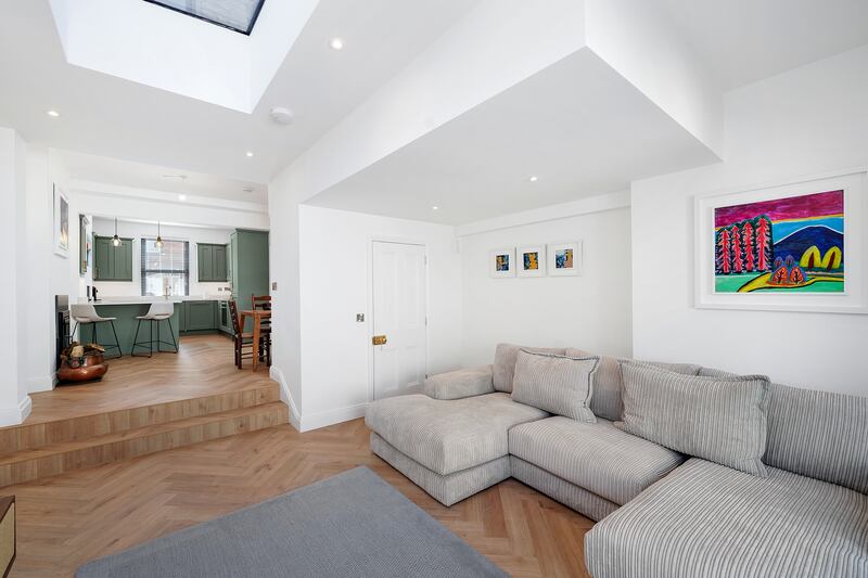 Open-plan living area