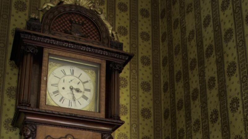 The clock, which is more than 9ft tall,  plays ‘God Save the Queen’ and other tunes not yet identified