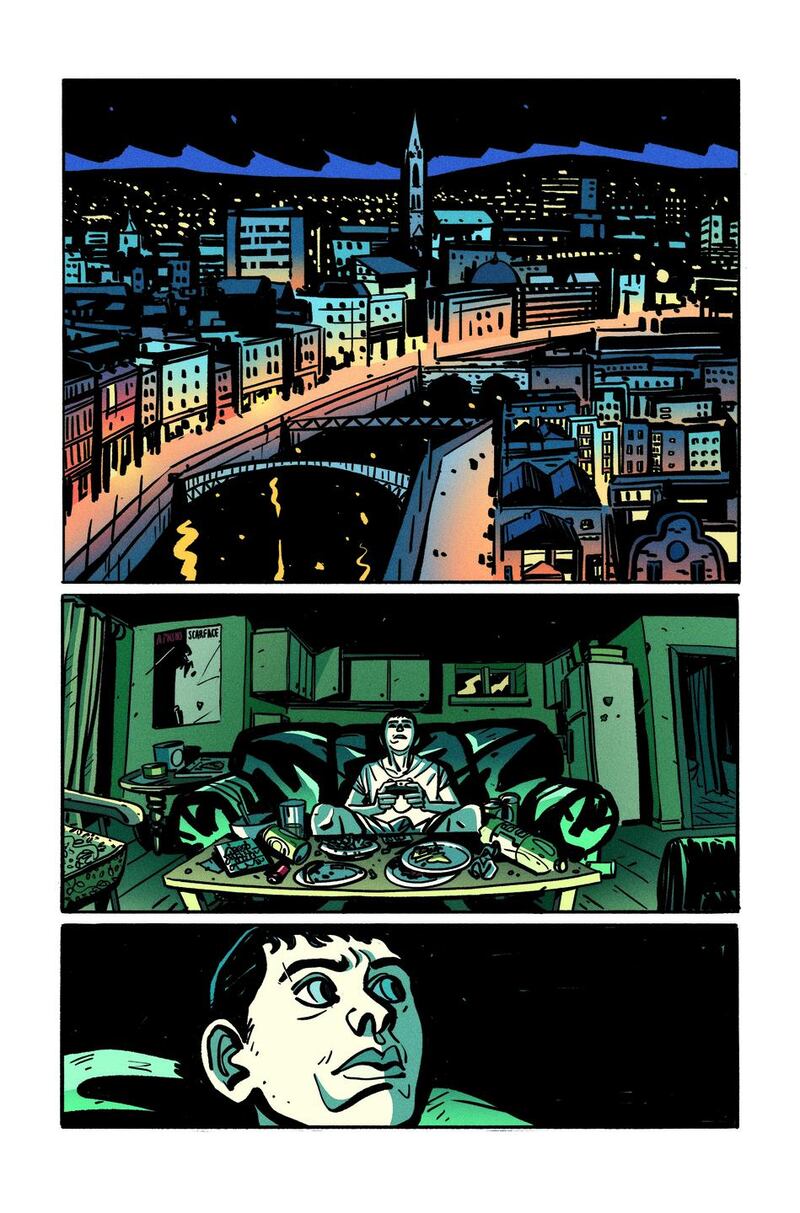 Bog Bodies is written by Declan Shalvey and illustrated by Gavin Fullerton and coloured by Rebecca Nalty