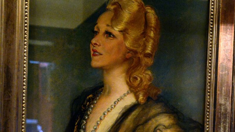 Portrait in the Gaiety Theatre of the opera singer Margaret Burke Sheridan, who died in 1958:  “She bothers the cleaners.” Photograph: Cyril Byrne