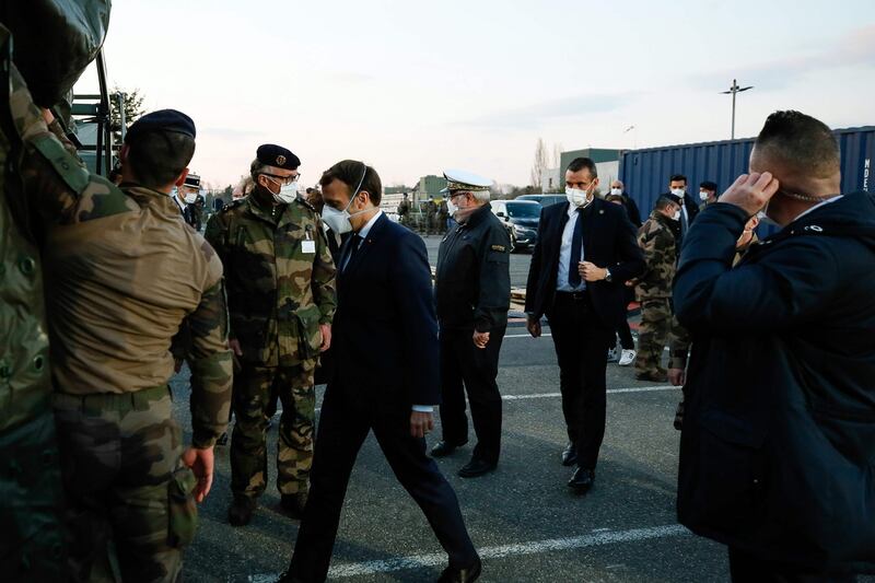 Covid-19: Resolute Macron says France ‘will not give in’