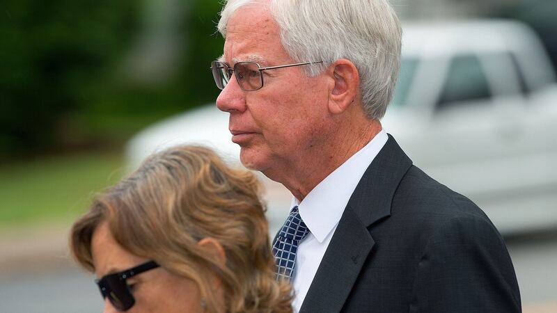 Thomas Martens arrives for trial at  Davidson County Court  on Tuesday. Photograph: Donnie Roberts/The Dispatch