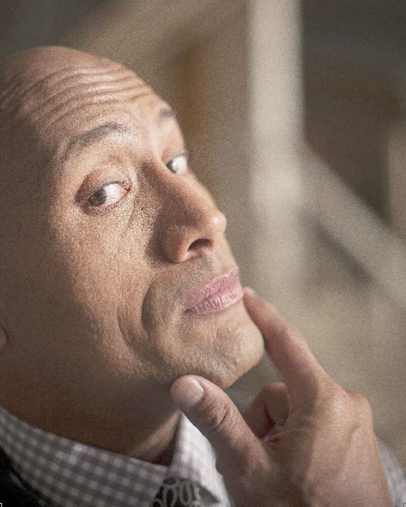 Dwayne Johnson: ‘I always say you have to be grateful’ . Photograph: Ryan Conaty/The New York Times