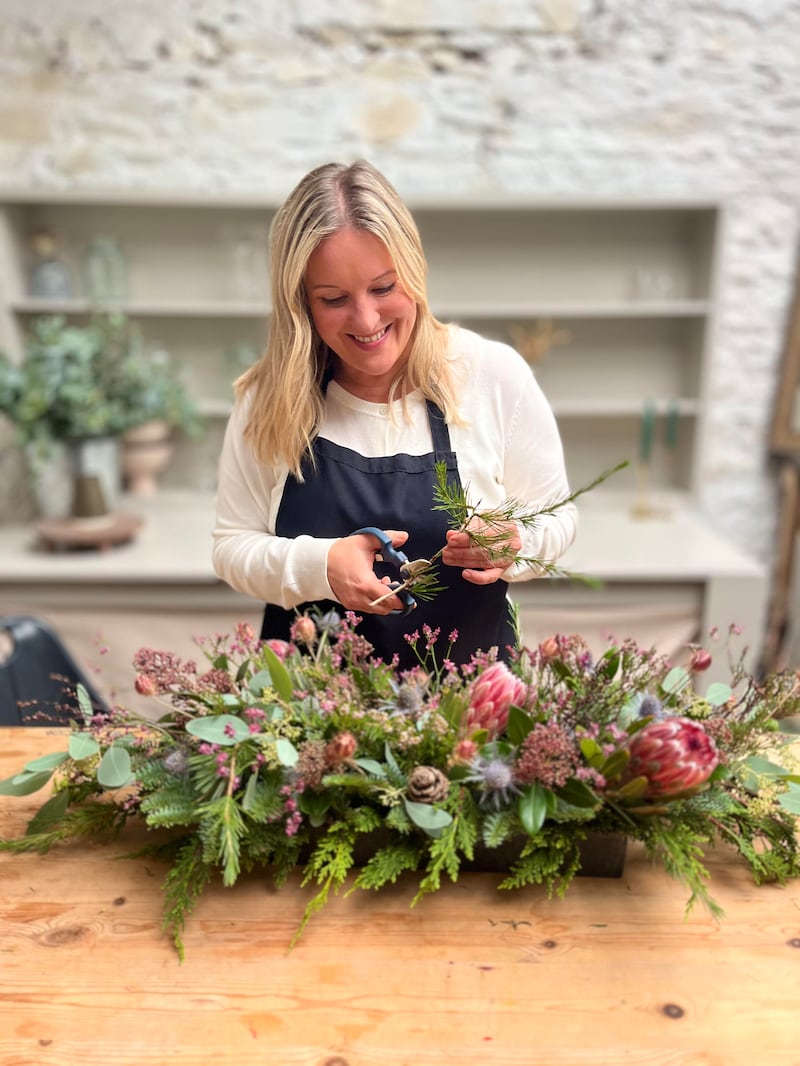 Get creative and make your own Christmas wreath with The Flowersmith Studio